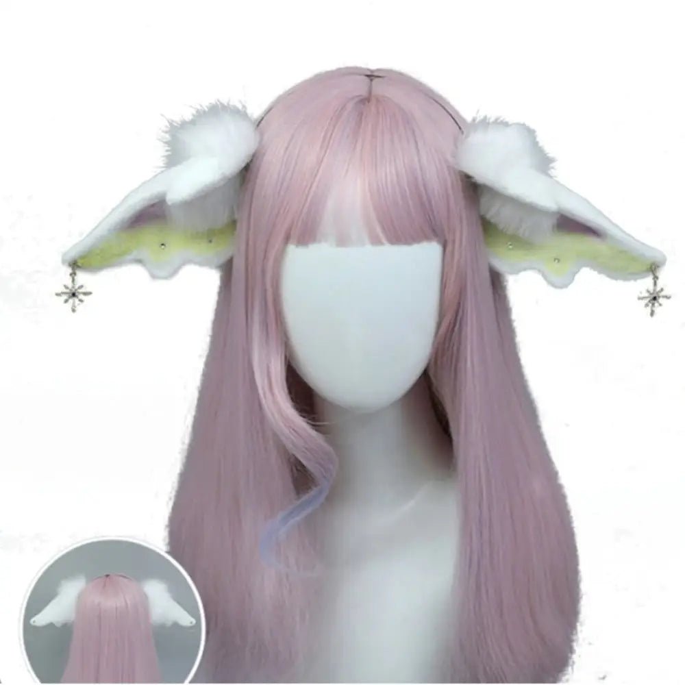 Lolita Sad Angel Ears Headband for Kawaii Fashion and Cosplay - Cosparty