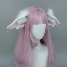 Sad Angel Lolita Ears - Red/Blue - angel ears, angelcore, angelic, angels, ears