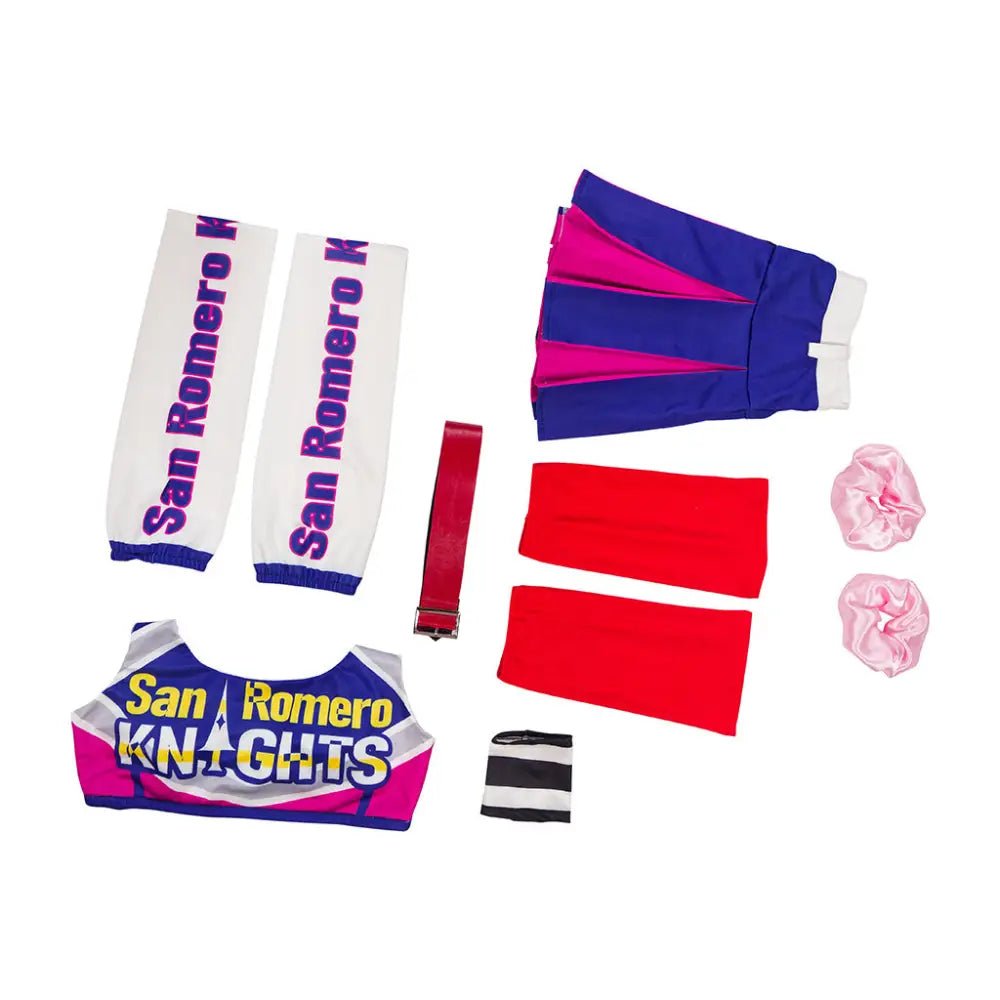 Lollipop Chainsaw Juliet Starling Cosplay Costume Set - Cosparty