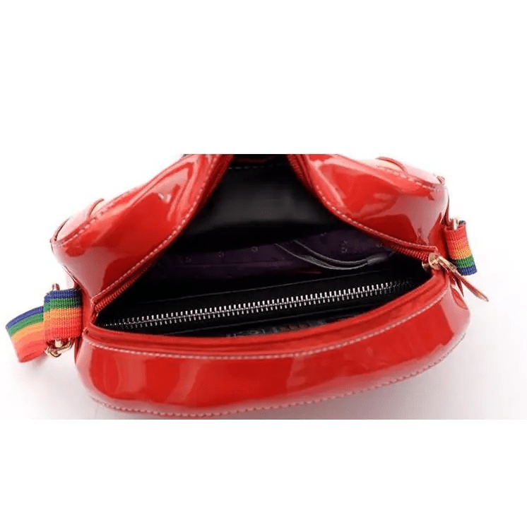 Long Rainbow Heart Purse for a Shiny and Unique Style - Cosparty