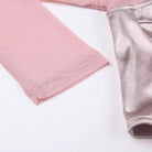 Long Sleeve Satin Bustier Crop Top for Angelcore and Fairycore - Cosparty