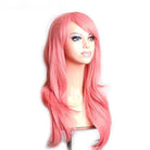 Long Solid Color Cosplay Wig with Face-Framing Fringe - Wig