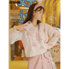 Love Bunny Crewneck Sweater for Adorable Charm - Cosparty