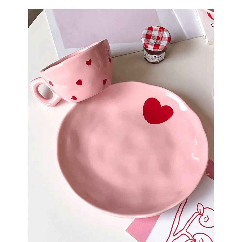 Lovecore Dinnerware Set for a Romantic Dining Experience - Cosparty