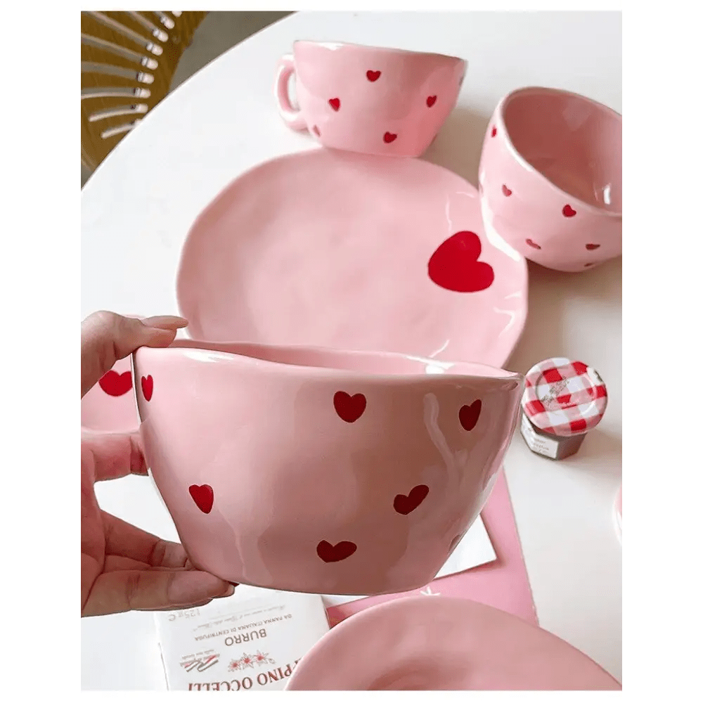 Lovecore Dinnerware Set for a Romantic Dining Experience - Cosparty
