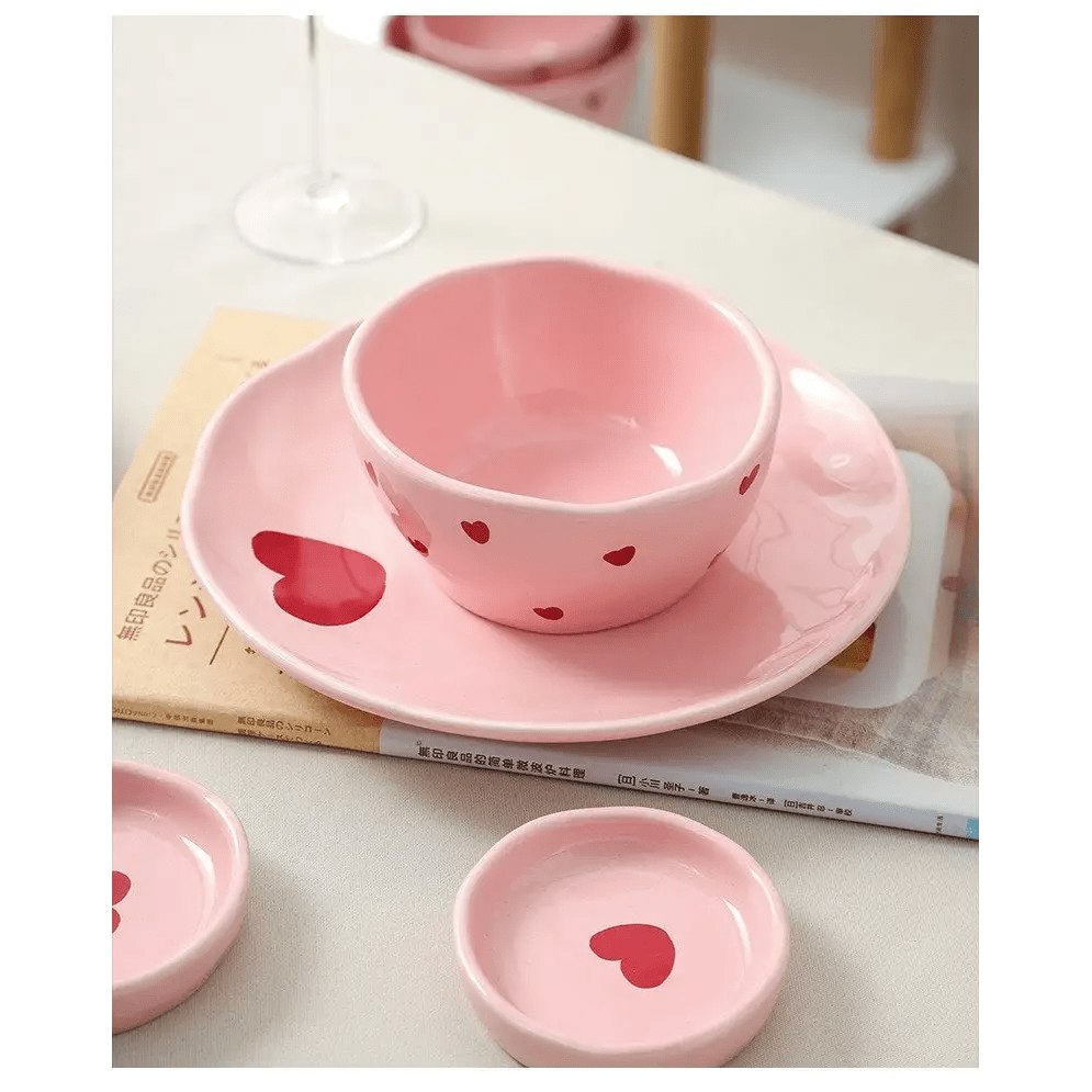 Lovecore Dinnerware Set for a Romantic Dining Experience - Cosparty