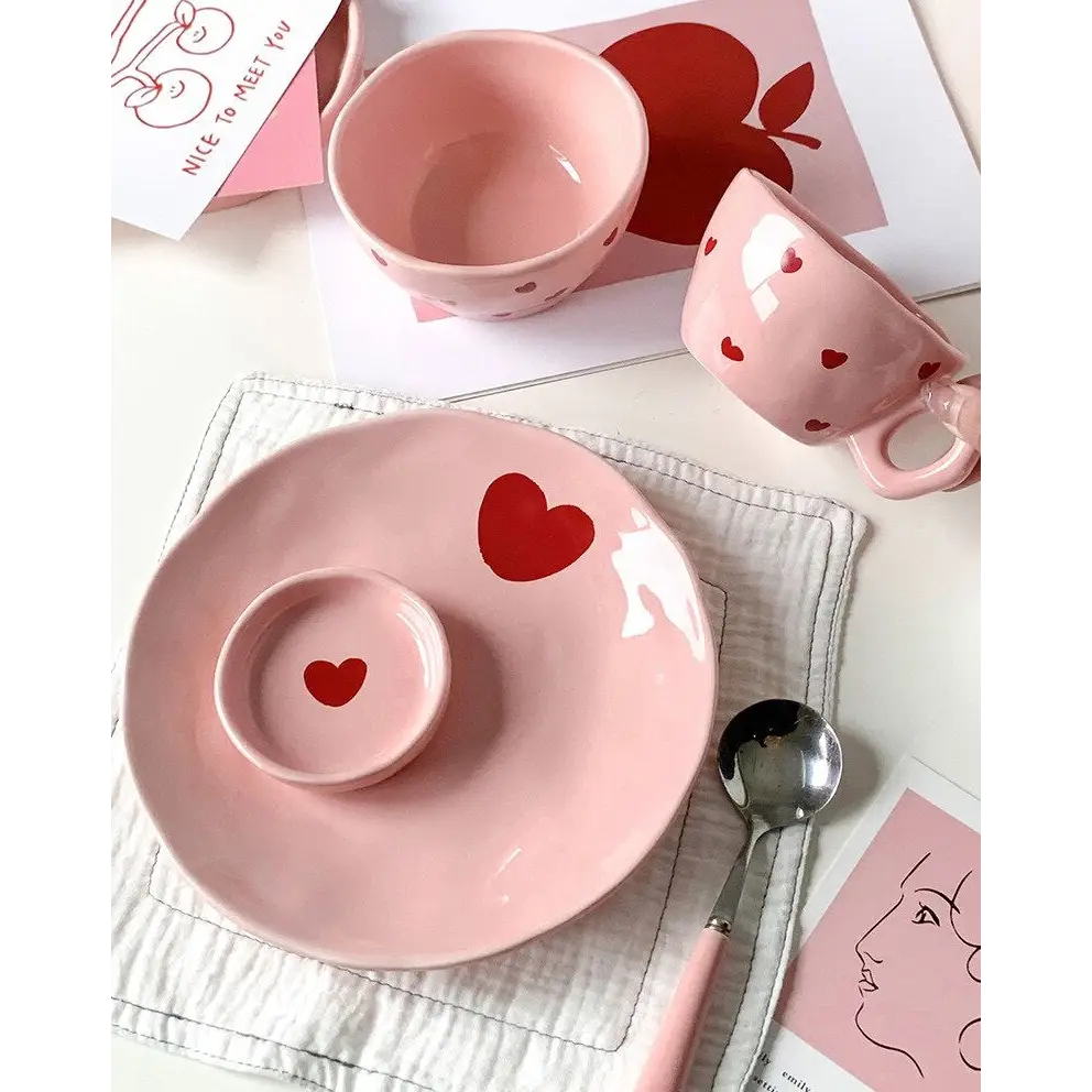 Lovecore Dinnerware Set for a Romantic Dining Experience - dinnerware