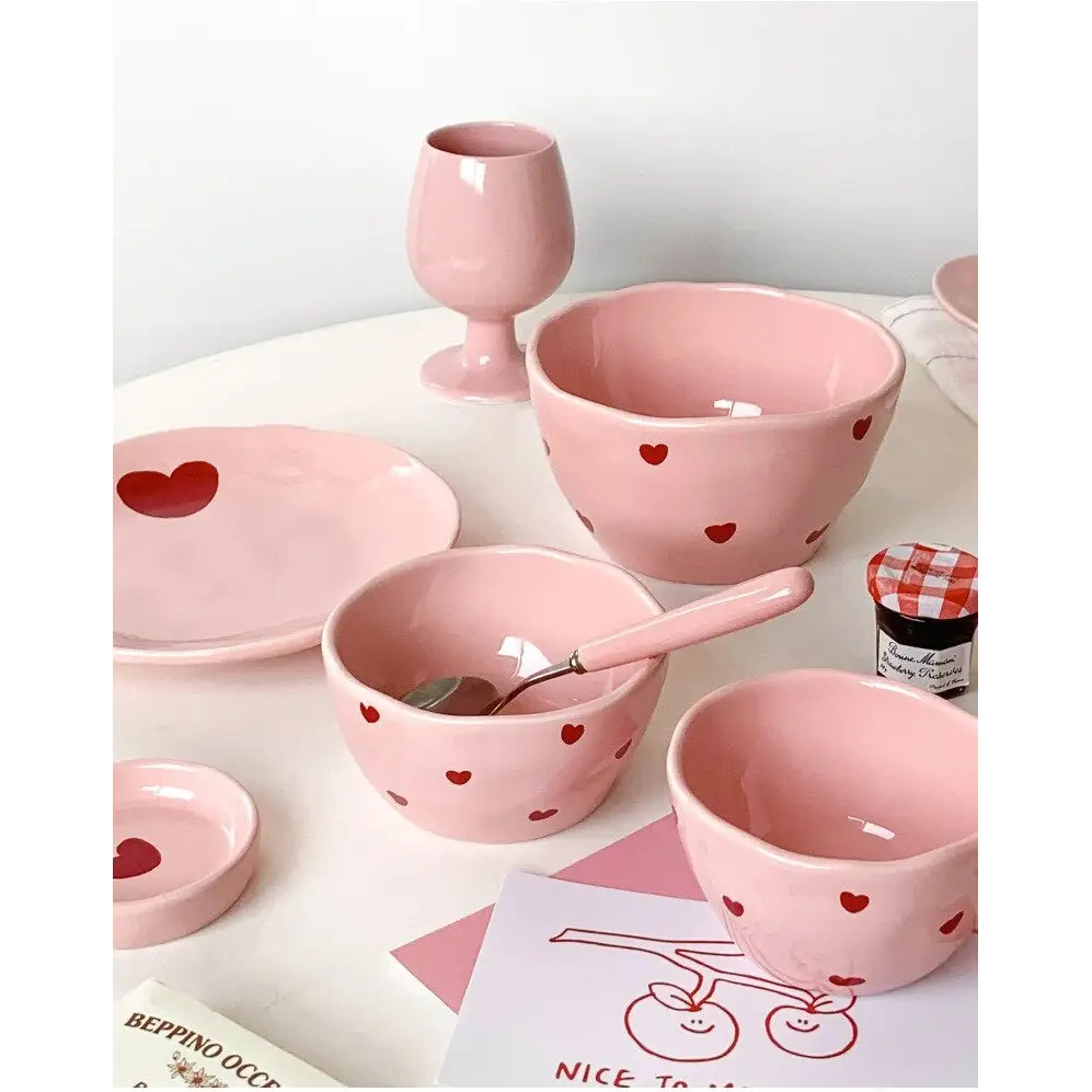 Lovecore Dinnerware Set for a Romantic Dining Experience - dinnerware