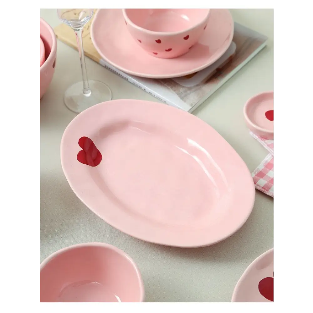 Lovecore Dinnerware Set for a Romantic Dining Experience - dinnerware