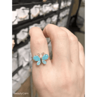 Lovestruck Spiral Ring with Pink Hearts and Stars - Cosparty