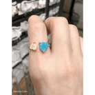 Lovestruck Spiral Ring with Pink Hearts and Stars - Cosparty