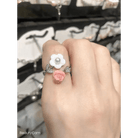 Lovestruck Spiral Ring with Pink Hearts and Stars - Cosparty