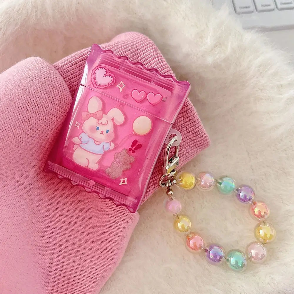 Lucky Rabbit AirPod Case for Kawaii Pink Lovers - airpod case