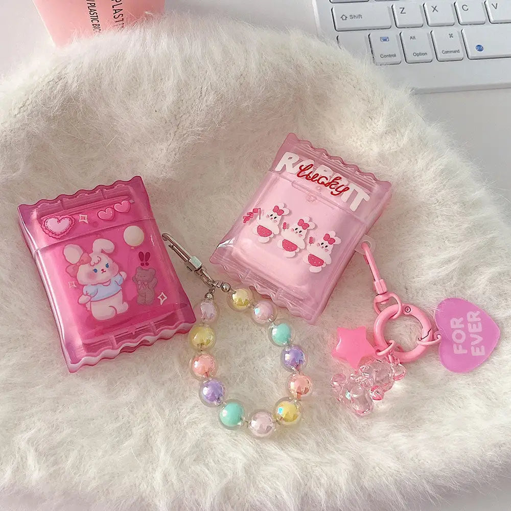 Lucky Rabbit AirPod Case for Kawaii Pink Lovers - airpod case