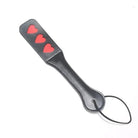 Luxurious Black and Red Vegan Leather Naughty Paddle in New Condition - Cosparty