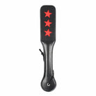 Luxurious Black and Red Vegan Leather Naughty Paddle in New Condition - Cosparty