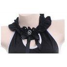Luxurious Black Ruffled Maid Dress for Roleplaying Vixens - Cosparty