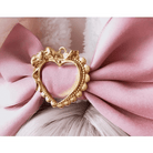 Luxurious Bunny Ears Headband with Satin Ribbons and Jewels - Cosparty