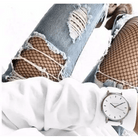 Luxurious Fishnet Stockings in High - Quality Stretchy Mesh - Cosparty