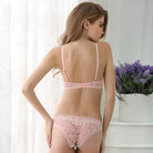 Luxurious Floral and Lace Lingerie Set with Elegant Details - Cosparty