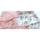 Luxurious Floral and Lace Lingerie Set with Elegant Details - Cosparty