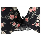 Luxurious Floral and Lace Lingerie Set with Elegant Details - Cosparty