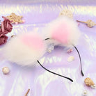 Luxurious Fox Tail Play Set with Handmade Cat Ears and Tail Plug - costume accessories