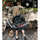 Luxurious Holiday Lolita Dress in Red or Green Org Instock New Condition - Cosparty