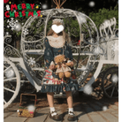Luxurious Holiday Lolita Dress in Red or Green Org Instock New Condition - Cosparty