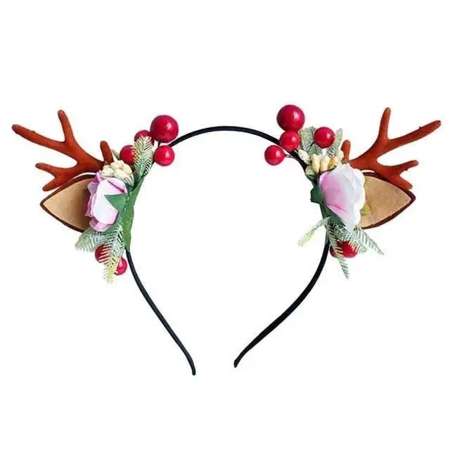 Luxurious Kawaii Lolita Reindeer Antler Headbands New Condition Org Instock - Cosparty