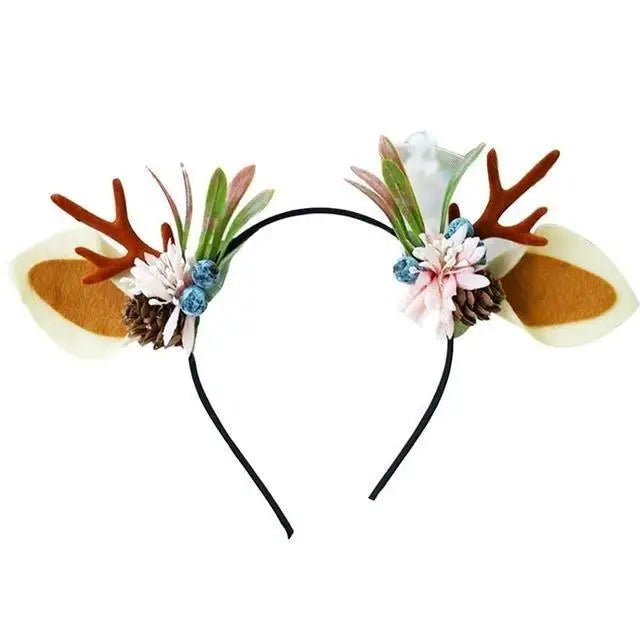 Luxurious Kawaii Lolita Reindeer Antler Headbands New Condition Org Instock - Cosparty