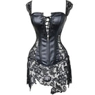 Luxurious Lace Corset Dress for Seductive Elegance - Cosparty