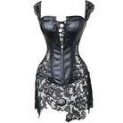 Luxurious Lace Corset Dress for Seductive Elegance - Cosparty