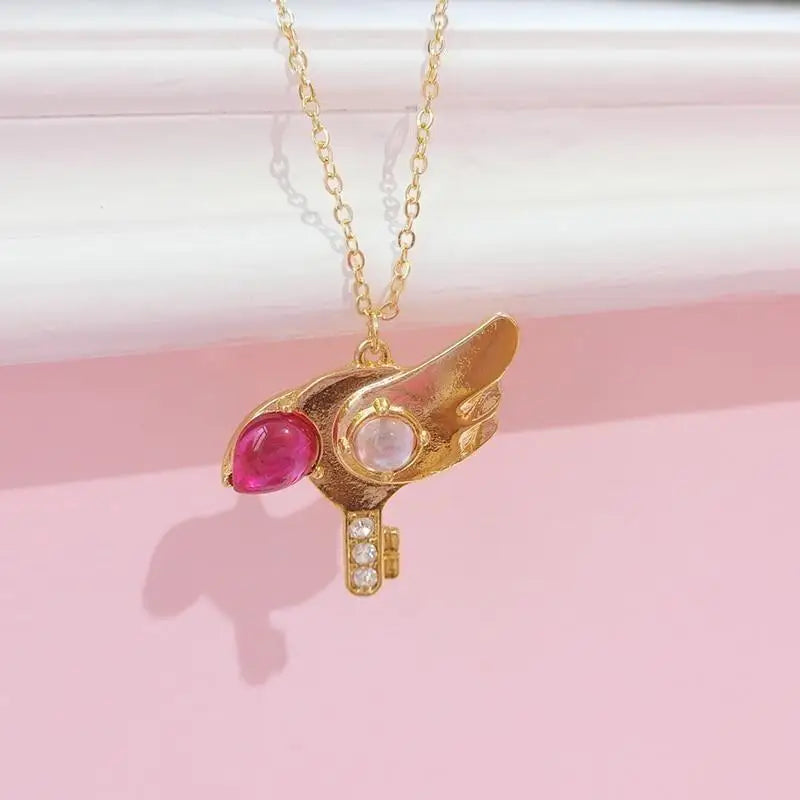 Luxurious Magical Girl Inspired Sailor Moon and Card Captor Sakura Necklaces - necklace