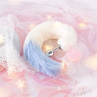 Luxurious Milky Pastel Fox Tail in Vegan Fur - tail plug