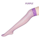 Luxurious Pink Fishnet Stockings with Lace Garter Details - Cosparty