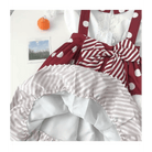 Luxurious Polkadot Suspender Lolita Skirt with Elastic Waist - Cosparty