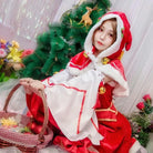 Luxurious Santa Clause Kimono Cosplay Set for 80-85cm Bust and Waist - holiday set