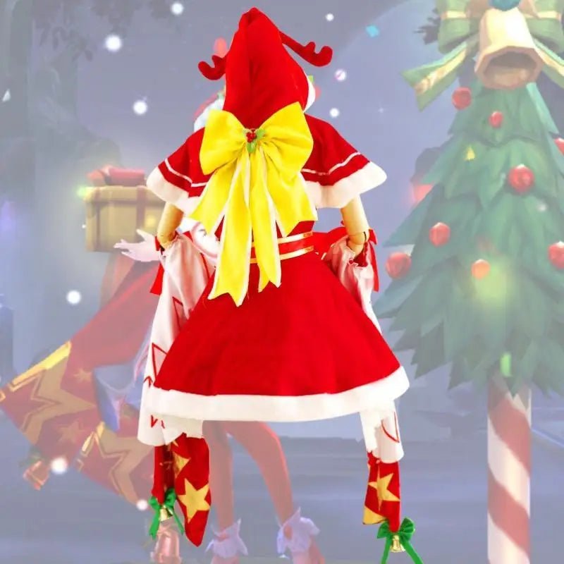 Luxurious Santa Clause Kimono Cosplay Set for 80 - 85cm Bust and Waist - Cosparty