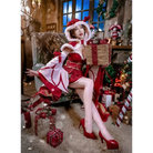 Luxurious Santa Clause Kimono Cosplay Set for 80-85cm Bust and Waist - holiday set