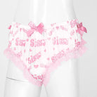 Luxurious Satin Sissy Panties with Ruffle Lace Trim - underwear