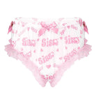 Luxurious Satin Sissy Panties with Ruffle Lace Trim - Pink Sissy / M - underwear