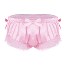 Luxurious Satin Sissy Panties with Ruffle Lace Trim - underwear