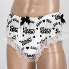 Luxurious Satin Sissy Panties with Ruffle Lace Trim - underwear