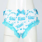 Luxurious Satin Sissy Panties with Ruffle Lace Trim - underwear