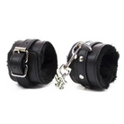 Luxurious Sensation Black Handcuffs for Partner’s Dominance - bdsm