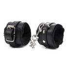 Luxurious Sensation Black Handcuffs for Partner’s Dominance - Cosparty
