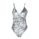 Luxurious Velvet Velour Piece Bodysuit for Ultimate Comfort - Cosparty