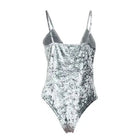 Luxurious Velvet Velour Piece Bodysuit for Ultimate Comfort - Cosparty