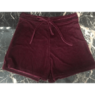 Luxurious Velvet Velour Shorts in Pink or Red for Ultimate Comfort - Cosparty